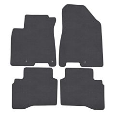 | Tapis de sol de qualité supérieure anthracite pour Kia Niro 2016-2021 4 pcs, Ajustement Précis, Base Antidérapante, Couleur Anthracite, Avant et Arrière, Avec Attaches