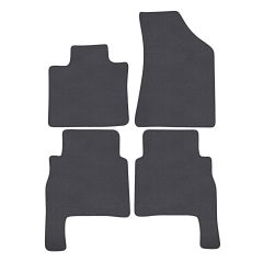 | Tapis de sol de qualité supérieure anthracite pour Kia Sorento 2014-2019 4 pcs, Ajustement Précis, Base Antidérapante, Couleur Anthracite, Avant et Arrière, Avec Attaches