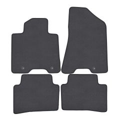 | Tapis de sol de qualité supérieure anthracite pour Kia Sportage 2015-2021 4 pcs, Ajustement Précis, Base Antidérapante, Couleur Anthracite, Avant et Arrière, Avec Attaches