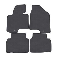 | Tapis de sol de qualité supérieure anthracite pour ix35 2010-2015 4 pcs, Ajustement Précis, Base Antidérapante, Couleur Anthracite, Avant et Arrière, Avec Attaches 1