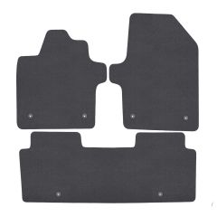 | Tapis de sol de qualité supérieure anthracite pour Kia EV6 depuis 2022 4 pcs, Ajustement Précis, Base Antidérapante, Couleur Anthracite, Avant et Arrière, Avec Attaches