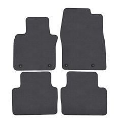 | Tapis de sol de qualité supérieure anthracite pour Mazda CX30 depuis 2019 4 pcs, Ajustement Précis, Base Antidérapante, Couleur Anthracite, Avant et Arrière, Avec Attaches