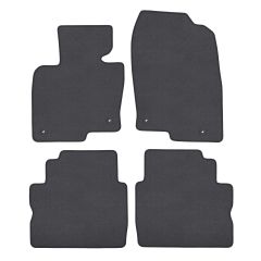 | Tapis de sol de qualité supérieure anthracite pour Mazda CX5 depuis 2017 4 pcs, Ajustement Précis, Base Antidérapante, Couleur Anthracite, Avant et Arrière, Avec Attaches