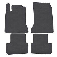 | Tapis de sol de qualité supérieure anthracite pour Mercedes GLA X156 2013-2020 4 pcs, Ajustement Précis, Base Antidérapante, Couleur Anthracite, Avant et Arrière, Avec Attaches