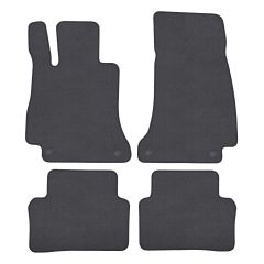 | Tapis de sol de qualité supérieure anthracite pour Mercedes GLE W213 2016-2023 4 pcs, Ajustement Précis, Base Antidérapante, Couleur Anthracite, Avant et Arrière, Avec Attaches