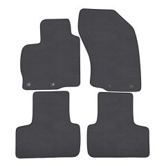 | Tapis de sol de qualité supérieure anthracite pour Mitsubishi ASX 2019-2023 4 pcs, Ajustement Précis, Base Antidérapante, Couleur Anthracite, Avant et Arrière, Avec Attaches