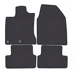 | Tapis de sol de qualité supérieure anthracite pour Nissan Qashqai 2007-2013 4 pcs, Ajustement Précis, Base Antidérapante, Couleur Anthracite, Avant et Arrière, Avec Attaches