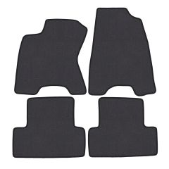 | Tapis de sol de qualité supérieure anthracite pour Nissan X-Trail 2007-2013 4 pcs, Ajustement Précis, Base Antidérapante, Couleur Anthracite, Avant et Arrière, Avec Attaches