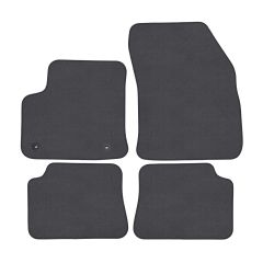 | Tapis de sol de qualité supérieure anthracite pour Opel Corsa F depuis 2020 (Électrique) 4 pcs, Ajustement Précis, Base Antidérapante, Couleur Anthracite, Avant et Arrière, Avec Attaches