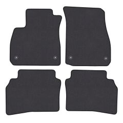 | Tapis de sol de qualité supérieure anthracite pour Opel Insignia depuis 2017 4 pcs, Ajustement Précis, Base Antidérapante, Couleur Anthracite, Avant et Arrière, Avec Attaches