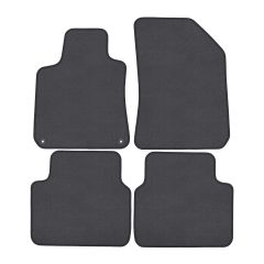 | Tapis de sol de qualité supérieure anthracite pour Peugeot 308 SW depuis 2014 4 pcs, Ajustement Précis, Base Antidérapante, Couleur Anthracite, Avant et Arrière, Avec Attaches