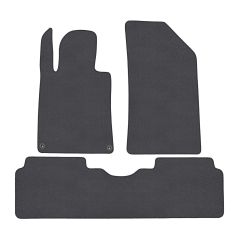 | Tapis de sol de qualité supérieure anthracite pour Peugeot 508 2010-2018 4 pcs, Ajustement Précis, Base Antidérapante, Couleur Anthracite, Avant et Arrière, Avec Attaches