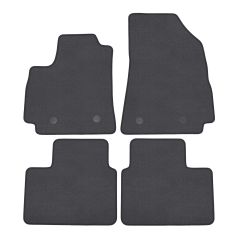 | Tapis de sol de qualité supérieure anthracite pour Renault Arkana depuis 2020 4 pcs, Ajustement Précis, Base Antidérapante, Couleur Anthracite, Avant et Arrière, Avec Attaches