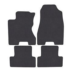 | Tapis de sol de qualité supérieure anthracite pour Renault Koleos 2008-2017 4 pcs, Ajustement Précis, Base Antidérapante, Couleur Anthracite, Avant et Arrière, Avec Attaches