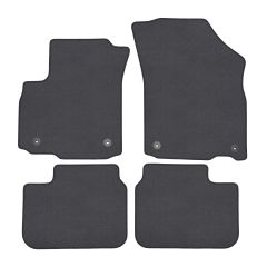 | Tapis de sol de qualité supérieure anthracite pour SX4 depuis 2006 4 pcs, Ajustement Précis, Base Antidérapante, Couleur Anthracite, Avant et Arrière, Avec Attaches