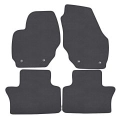 | Tapis de sol de qualité supérieure anthracite pour Volvo XC60 2008-2017 4 pcs, Ajustement Précis, Base Antidérapante, Couleur Anthracite, Avant et Arrière, Avec Attaches