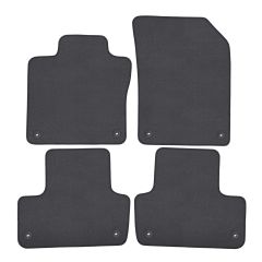 | Tapis de sol de qualité supérieure anthracite pour Volvo XC60 depuis 2017 4 pcs, Ajustement Précis, Base Antidérapante, Couleur Anthracite, Avant et Arrière, Avec Attaches