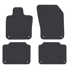 | Tapis de sol de qualité supérieure anthracite pour Volvo V90 depuis 2016 4 pcs, Ajustement Précis, Base Antidérapante, Couleur Anthracite, Avant et Arrière, Avec Attaches