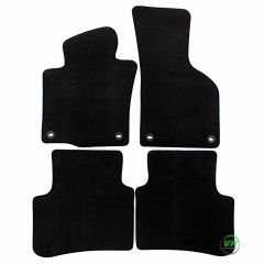 Tapis de sol de qualité supérieure pour Volkswagen Passat B6 B7 3C CC 2005-2015, Ajustement précis, Base Antidérapante, Renforcée Dans la Zone de la Pédale