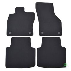 Tapis de sol de qualité supérieure pour Volkswagen Passat B8 2014-2021, Ajustement précis, Base Antidérapante, Renforcée Dans la Zone de la Pédale