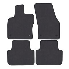 | Tapis de sol de qualité supérieure anthracite pour VW Golf 7 Sportsvan depuis 2014 4 pcs, Ajustement Précis, Base Antidérapante, Couleur Anthracite, Avant et Arrière, Avec Attaches
