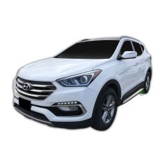 Marche-Pieds Latéraux Marche Pieds Compatible Avec Hyundai SANTA FE 2018-2024, 1 jeu de marchepieds 2 pièces (droite et gauche), antidérapant