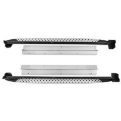 Marche-Pieds Latéraux Marche Pieds Compatible Avec Hyundai Santa Fe 2018-2024, 1 jeu de marchepieds 2 pièces (droite et gauche), antidérapant