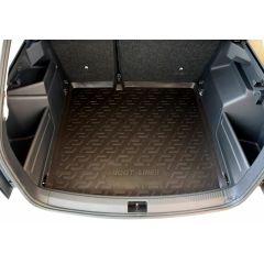 Tapis De Coffre Caoutchouc Premium Compatible Avec Skoda Fabia 3 Break 2014-2021, Protection pour Le Transport, Bord Haut, Antidérapant, Inodore, Toutes Saisons