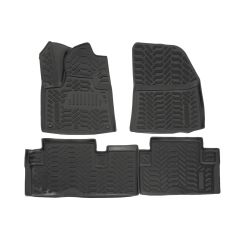| Tapis De Sol En Caoutchouc 3D Exclusive Compatible Avec Grand Picasso depuis 2014, 4pcs, Système de Fixation, Bord Haut, Inodore, Noir, Antidérapant, Toutes Saisons