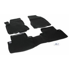 Tapis De Sol En Caoutchouc 3D Exclusive Compatible Avec Renault Koloes depuis 2008, Système de Fixation, Bord Haut, Inodore, Noir, Antidérapant, Toutes Saisons