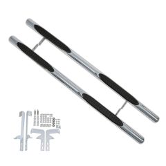 Tubes Marche-Pieds Latéraux Marche Pieds Compatible Avec Dacia Duster 2017-2024, 2 pièces (droite et gauche), pièces d'installation et de fixation