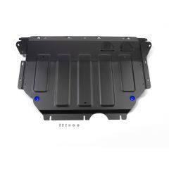 Protection Sous Moteur Acier Pour Volkswagen Tiguan 2016-2024, Châssis de Protection de Moteur, Épaisseur 2mm, 1x protection moteur, matériel de montage