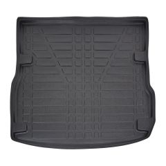 Tapis De Coffre Sur Mesure Pour  Audi A6 C8 Break depuis 2018, Noir, Antidérapant, Bord Haut, Toutes Saisons, Adapté Animaux de Compagnie