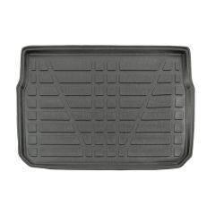 Tapis De Coffre Sur Mesure Pour  Citroen C3 2016-2023, Noir, Antidérapant, Bord Haut, Toutes Saisons, Adapté Animaux de Compagnie