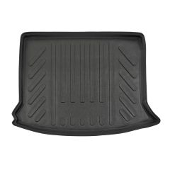 Tapis De Coffre Sur Mesure Pour  Dacia Sandero / Stepway 2008-2012, Noir, Antidérapant, Bord Haut, Toutes Saisons, Adapté Animaux de Compagnie