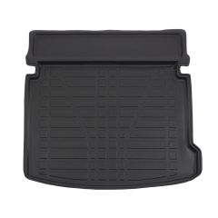 Tapis De Coffre Sur Mesure Pour  Dacia Lodgy depuis 2012, Noir, Antidérapant, Bord Haut, Toutes Saisons, Adapté Animaux de Compagnie