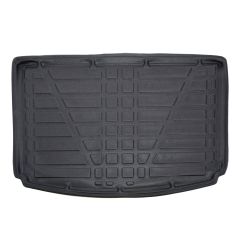 Tapis De Coffre Sur Mesure Pour  Fiat Grande Punto 2005-2018, Noir, Antidérapant, Bord Haut, Toutes Saisons, Adapté Animaux de Compagnie