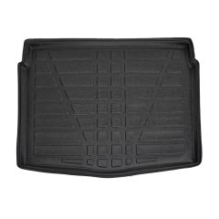 Tapis De Coffre Sur Mesure Pour  Fiat 500X depuis 2015, Noir, Antidérapant, Bord Haut, Toutes Saisons, Adapté Animaux de Compagnie