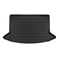 Tapis De Coffre Sur Mesure Pour  Hyundai Kona 2017-2023, Noir, Antidérapant, Bord Haut, Toutes Saisons, Adapté Animaux de Compagnie