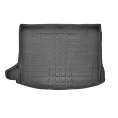 Tapis De Coffre Sur Mesure Pour  Mazda 3 5P. Berlina 2013-2018, Noir, Antidérapant, Bord Haut, Toutes Saisons, Adapté Animaux de Compagnie