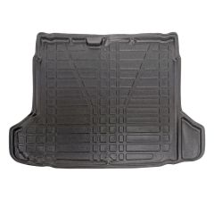 Tapis De Coffre Sur Mesure Pour  Peugeot 508 Tricorps depuis 2011-2019, Noir, Antidérapant, Bord Haut, Toutes Saisons, Adapté Animaux de Compagnie