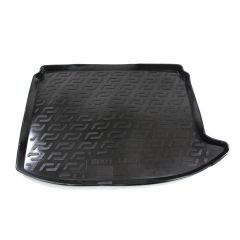 | Tapis De Coffre Sur Mesure Pour 308 2009-2014, (Htb. 5 porte berlina), Noir, Antidérapant, Bord Haut, Toutes Saisons, Adapté Animaux de Compagnie