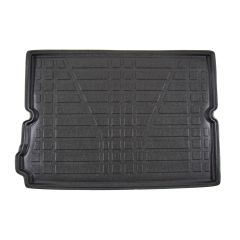 Tapis De Coffre Sur Mesure Pour  Peugeot 5008 2017-2024, Noir, Antidérapant, Bord Haut, Toutes Saisons, Adapté Animaux de Compagnie