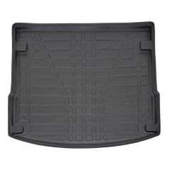 Tapis De Coffre Sur Mesure Pour  Peugeot Macan depuis 2014, Noir, Antidérapant, Bord Haut, Toutes Saisons, Adapté Animaux de Compagnie