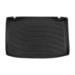 Tapis De Coffre Sur Mesure Pour  Renault Clio 3 3 / 5P. Berlina 2005-2012, Noir, Antidérapant, Bord Haut, Toutes Saisons, Adapté Animaux de Compagnie