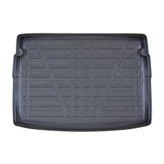 Tapis De Coffre Sur Mesure Pour  Seat Arona depuis 2017, Noir, Antidérapant, Bord Haut, Toutes Saisons, Adapté Animaux de Compagnie