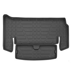 Tapis De Coffre Sur Mesure Pour  Suzuki Jimny depuis 2018, Noir, Antidérapant, Bord Haut, Toutes Saisons, Adapté Animaux de Compagnie