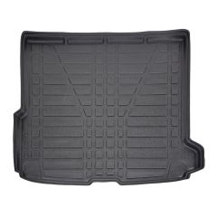 Tapis De Coffre Sur Mesure Pour  Volvo V60 depuis 2018, Noir, Antidérapant, Bord Haut, Toutes Saisons, Adapté Animaux de Compagnie