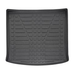 Tapis De Coffre Sur Mesure Pour  Volkswagen Touareg depuis 2018, Noir, Antidérapant, Bord Haut, Toutes Saisons, Adapté Animaux de Compagnie