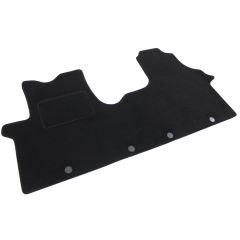 | Tapis De Sol Noir Velours Sur Mesure Pour Mercedes Vito V200 depuis 2004 1 pc, Ajustement Précis, Base Antidérapante, Renforcée Dans la Zone de la Pédale, Avant, Avec Attaches